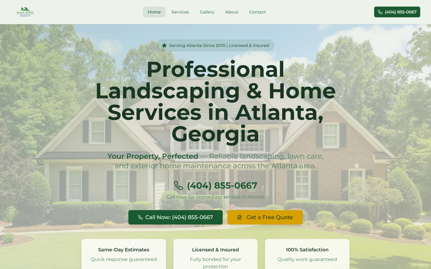 ManyAcres Home Services, Atlanta, USA